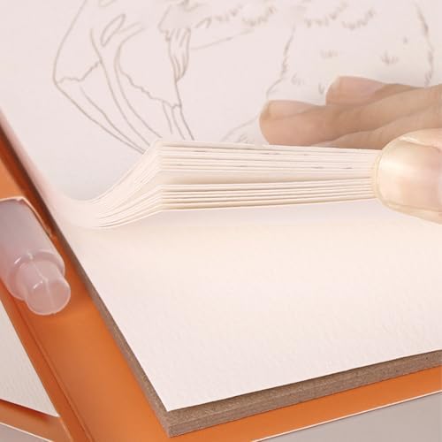 RGBMIX Watercolor Coloring Book for Adults Stress Relief Foldable Painting Pad with 24-Color Paint (Flower and Bird) - Image 6