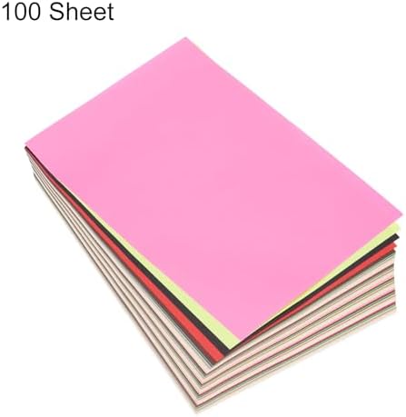 MECCANIXITY 100 Sheet Origami Paper Double Sided 20 Colors 11.7 x 8.3 Inch Square Sheet for Art Craft Project, Beginners, Gifts Decor - Image 3
