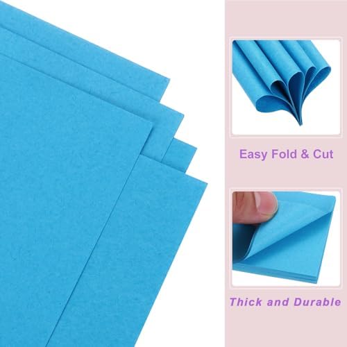 DMiotech 500 Sheets 2x2 Inch Origami Paper, Lake Blue Square Origami Paper Easy Fold Double Sided Paper for DIY Arts and Crafts - Image 5