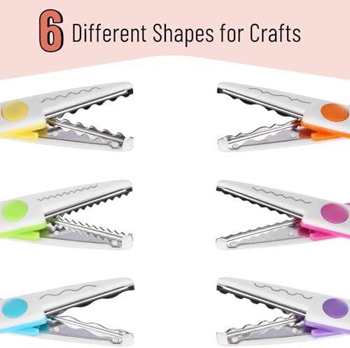 Mr. Pen- Craft Scissors Decorative Edge, 6 Pack, Retro Colors - Image 5