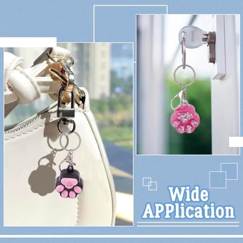 4Pcs Paw Print Silicone Mold Cat Dog Footprint Resin Casting Pendants Molds for Keychain Crafts Epoxy Resin Jewelry Making 54x48mm - Image 4