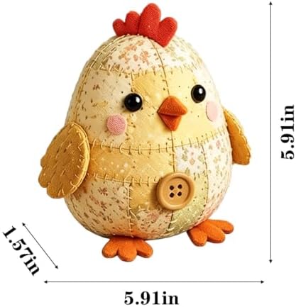 Patchwork Mouse DIY Sewing Kit for Adults & Beginners (Chick) - Image 2