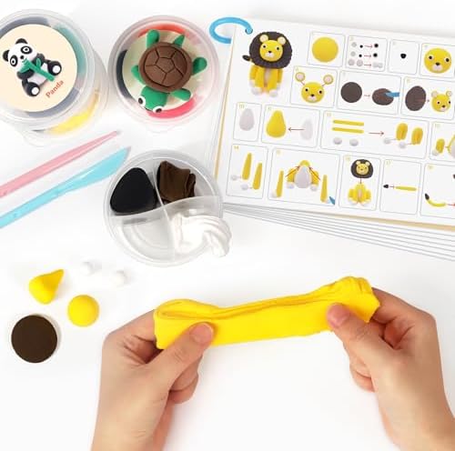 Helsort Air Dry Clay Kit for Kids, 12 Animals Modeling Clay Set, Kids Craft - Image 5