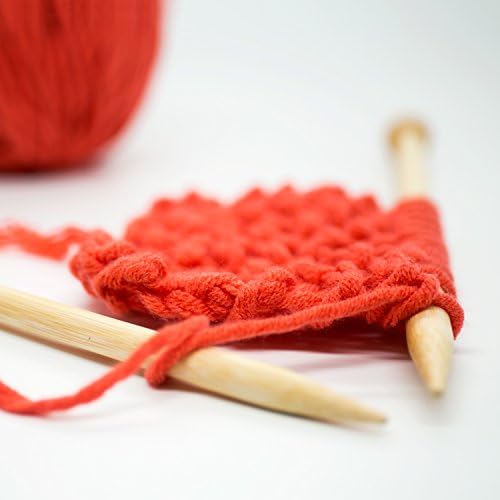 36PCS Bamboo Knitting Needles Set, BetyBedy Single Pointed Knitting Needles, 9 Inches Length Knitting Crochet Supplies for Beginners Handmade (18 Sizes from 2.0mm-10.0mm) - Image 6