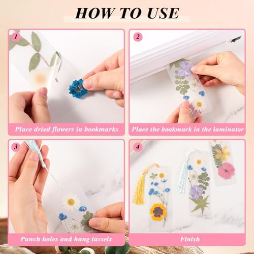 326Pcs Pressed Flower Bookmark Making Kit, DIY Bookmark Kit for Book Lover - Image 4