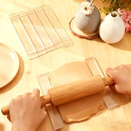 Polymer Clay Tools: Rolling Pin Guides & Roller Set - Image 3