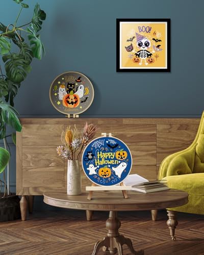 TINDTOP Halloween Embroidery Kit for Adult, Embroidery DIY Starter Kit - Image 4