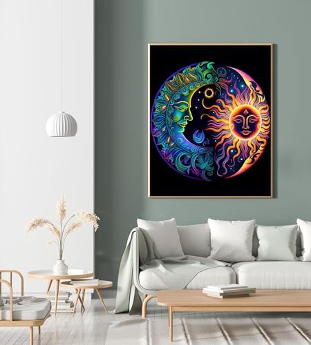 Moon Paint by Number for Adults, Paint by Numbers for Adults Beginner - Image 2