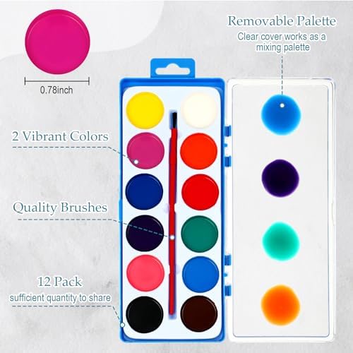 Ctosree 12 Sets Pre Drawn Canvas Kit for Painting,Flower,8 x 10 in - Image 3