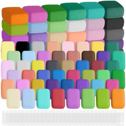 192 Pack Air Dry Clay in 48 Colors, Molding Clay Kit for Kids with Sculpting Tools and Extra 100 Ziplock Bags, Arts and Crafts DIY Kit for Boys and Girls by TANEMUDO