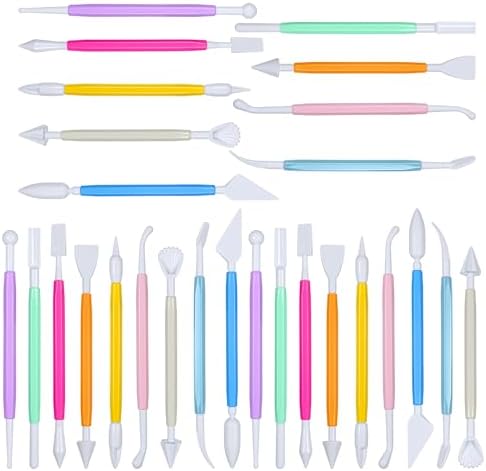cobee 3 Set Air Dry Clay Tools, Fondant Sculpting Tool Set, Polymer Clay Tools for Modeling Decorating Tool, Clays Sculpting Sets for Cookie Cake Decorating, Sugarcraft Sculpture Pottery by Unknown