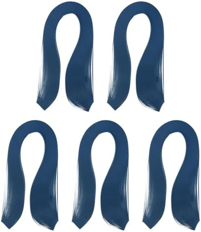 PATIKIL 600pcs Quilling Strips Paper 1/8"(3mm) 39cm Origami Paper Quilling Strip for Art DIY Craft Christmas, Dark Blue by PATIKIL