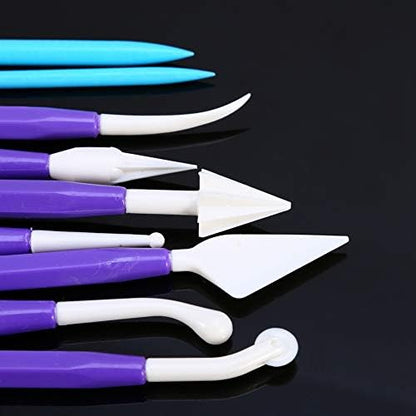 Saluaqui Dry Clay Dry Clay for Adults Cla Wholesale Pcs Pottery Sculpture Carving Tools Set Double Headed Plastic DIY Kit for Kids and Adults and Lightweight for Modeling and - Image 2