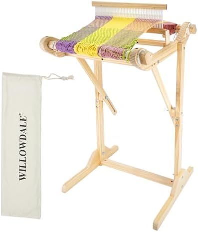 WILLOWDALE 16 Inches Rigid Heddle Loom with Stand, Loom Kit for Adults by WILLOWDALE