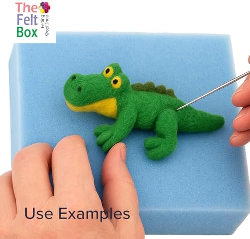 The Felt Box Needle Felting Wool Carded Batts Shade Pack 100 Grams 3.5 Oz -Green - Image 5