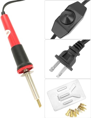 QWORK Creative Woodburning Tool with Variable Temperature Control, 9 Points Included, Comfort Grip, Stand, Professional Woodburning Kit for Crafts and Art Projects - Image 2