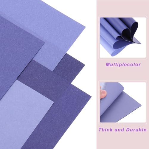 DMiotech 50 Sheets 3.9x3.9 Inch Origami Paper Large, 7 Colors Purple Square Origami Paper Easy Fold Double Sided Colored Paper for DIY Arts and Crafts - Image 5