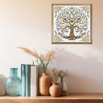 FREEBLOSS 11CT Cross Stitch Kits with Tree of Life Pattern 17.7x17.7in - Image 7