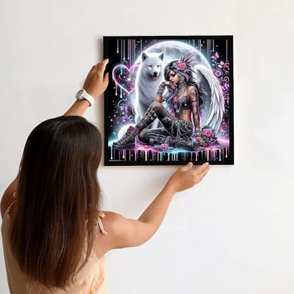 Diamond Art Kits for Adults, Wolf Diamond Art Painting Kits for Adults - Image 3