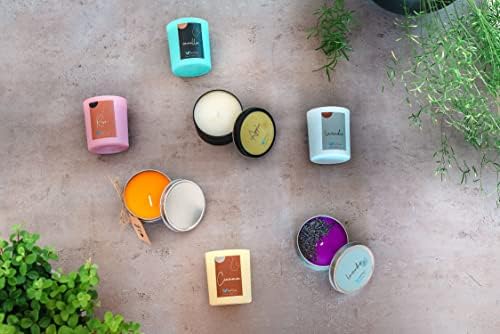 SoftOwl Premium Soy Candle Making Kit with Electric Melter - Soy Wax, Big 7oz Jars & Tins, 7 Pleasant Scents, Color Dyes & More - Perfect as Home Decorations - DIY Starter Scented Candles Making Kit - Image 4