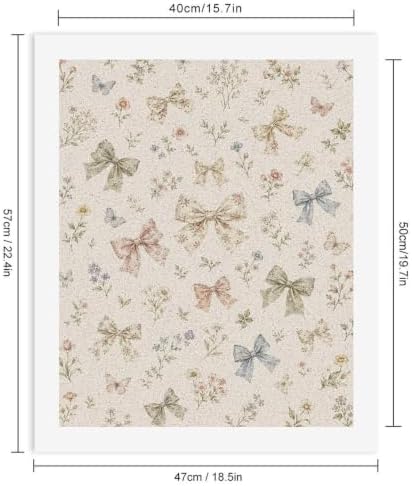 Paint by Numbers Kit for Adults Beginner Vintage Bow Floral - Image 3