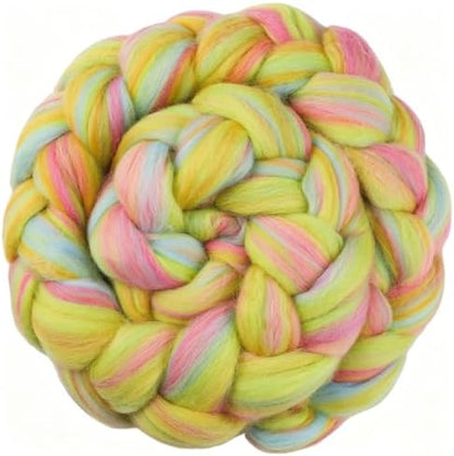 7.02 oz Colored Wool Roving Felting Wool Bulk Needle Felting by yizzvb