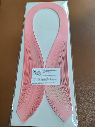 ODETOJOY Coral Pink Quilling Paper Strips 5mm for Origami DIY Craft - Image 5