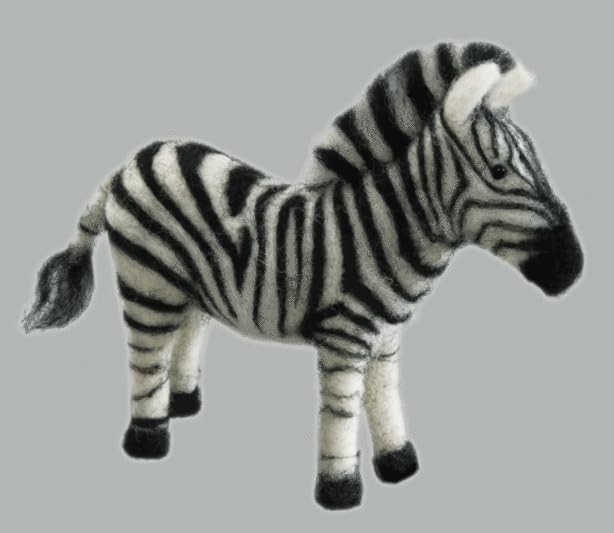 Wizardi Beginner Needle Felting Kit for Adults - Zambezi. Animal Felting Kit 4.72x5.12 Inches. Felting Tools. Wool Felting Supplies. Felt Crafts. Wool Felt. V-113C Charivna Mit by Wizardi
