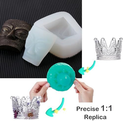 BBDINO Super Elastic Silicone Mold Making Kit 8A Clear 2.42lbs - Image 3