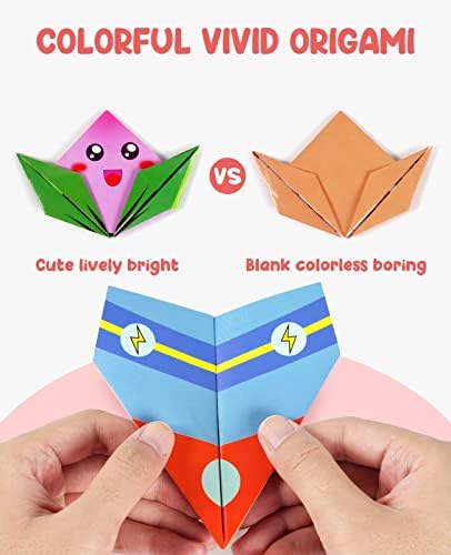 GAMENOTE Origami Kit for Kids Ages 8-12, 54 Projects, 120 Sheets with Book - Image 3