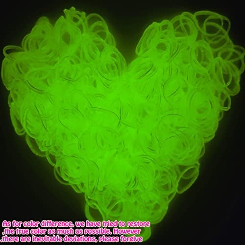 Loom Rubber Band Refill, Luminous Yellow 900 Pcs. - Image 2