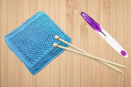 Kaaper Beginner Knitting Kit for Adults, Knit Dishcloth & Coaster Kit - Image 6
