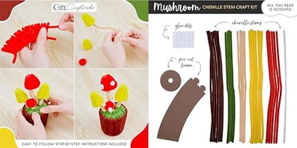 WeVeel Cozy Craftworks Chenille Stem Craft Kit (Plants) - Image 5
