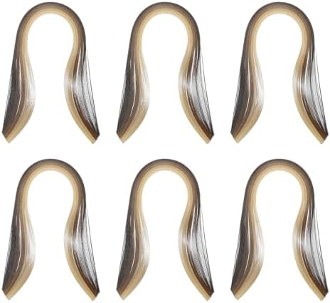 PATIKIL 600pcs Rainbow Quilling Strips Paper 3/16"(5mm) 15" Gradient Brown by PATIKIL