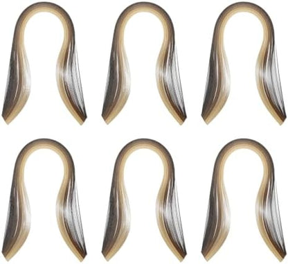 PATIKIL 600pcs Rainbow Quilling Strips Paper 3/16"(5mm) 15" Gradient Brown by PATIKIL
