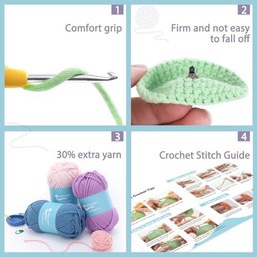 CrochetBox Shiba Inu Crochet Kit for Beginners, Easy Craft for Adults - Image 5