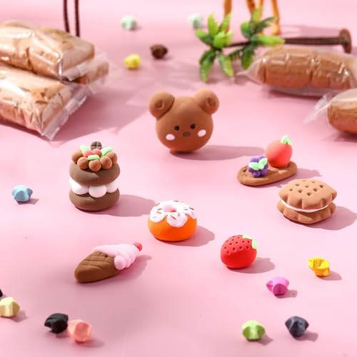 WinnerWhy 72 Pcs Air Dry Clay Bulk 38oz Air Dry Modeling Clay Soft DIY Ultra Light Modeling Clays Magic Foam Crafts for Sculpting Kids Gifts Party School Supplies for Crafts Artisti (Light Brown) - Image 4