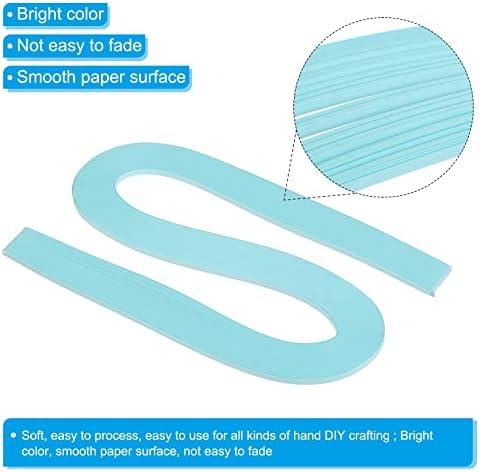 PATIKIL Quilling Strips Paper 120pcs 1/8"(3mm) 54cm Origami Paper Quilling Strip for Art DIY Hand Craft Christmas Pink Blue - Image 3