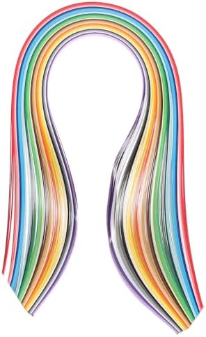 PATIKIL 180pcs Quilling Strips Paper 3/16"(5mm) 54cm Origami Paper Quilling Strip for Art DIY Hand Craft 36 Colors by PATIKIL