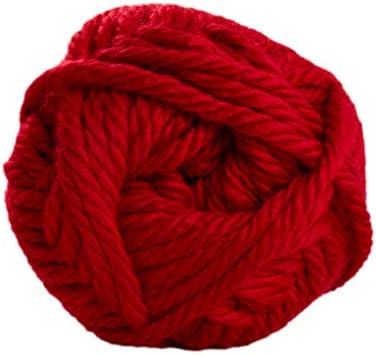 Lion Brand Yarn Hometown Yarn, Bulky Yarn for Knitting and Crocheting, Cincinnati Red, 192 Foot (Pack of 2) - Image 6