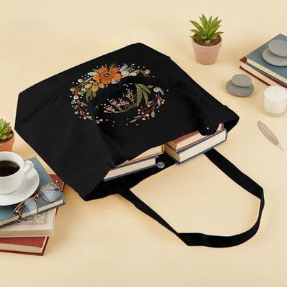 ERKOON Canvas Tote Bag Embroidery Kit for Beginners, Floral Arts Crafts Cross Stitch Kits for Adults Including Stamped Embroidery Bag with Hoops, Needle, Instruction and Color Threads (Flower) - Image 6