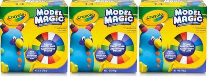 Crayola Model Magic Deluxe Variety Pack (14ct), Kids Air Dry Clay, 7oz, Bulk Modeling Clay Alternative, Gift for Kids, Ages 4+ (Pack of 3) by Crayola