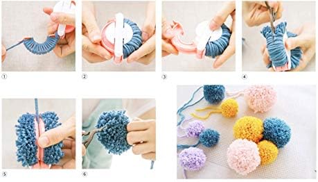READAEER Knitting Loom Kit with Pompom Maker, Round Knitting Loom for Hat, Rectangular for Blanket Scarf Shawl, Knitting Loom Kit for Beginner - Image 6