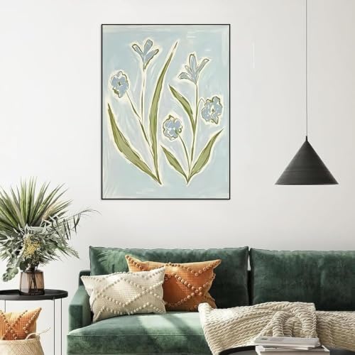 2 Pack Cute Flower Paint by Numbers Kit for Adults Beginner (Without Frame) - Image 6