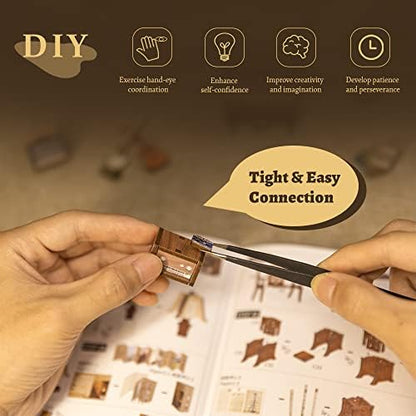 CUTEBEE Book Nook Kit DIY Miniature House Dollhouse for Adults - Image 6