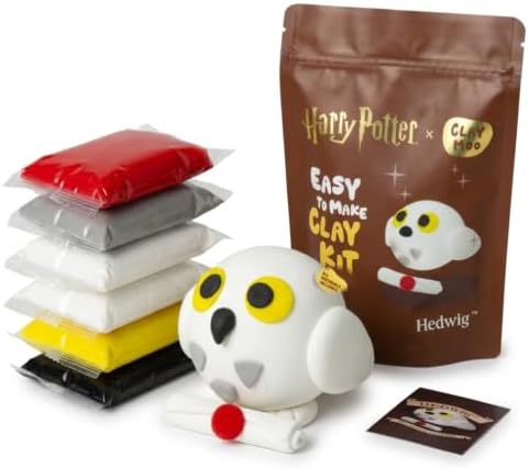 Hedwig Owl Clay Kit – Air Dry Foam Clay Craft for Adults & Teens by Claymoo