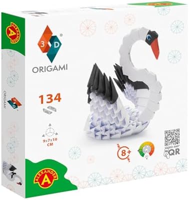 Beautiful 3D Paper Sculpture with Patented Components and understandable Building Instructions, from 8 Years (swan) - Image 2