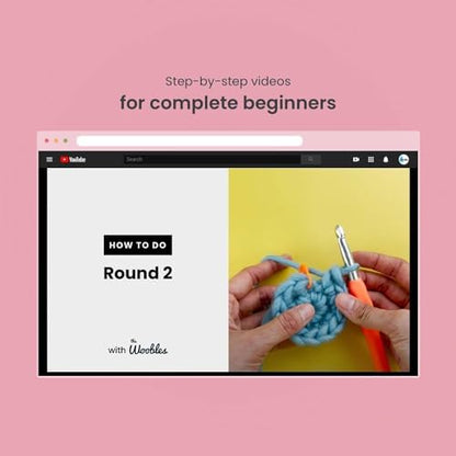 The Woobles Crochet Kit for Beginners (Fred the Dinosaur) - Image 4