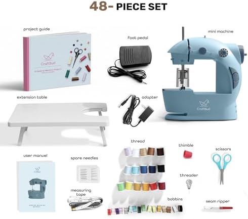 CraftBud Mini Sewing Machine for Beginners, Adults and Kids Sewing Machine - Image 2