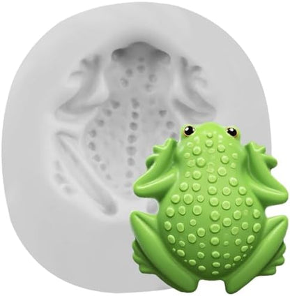 Frog Polymer Clay Mold Toad Silicone Molds by Unknown